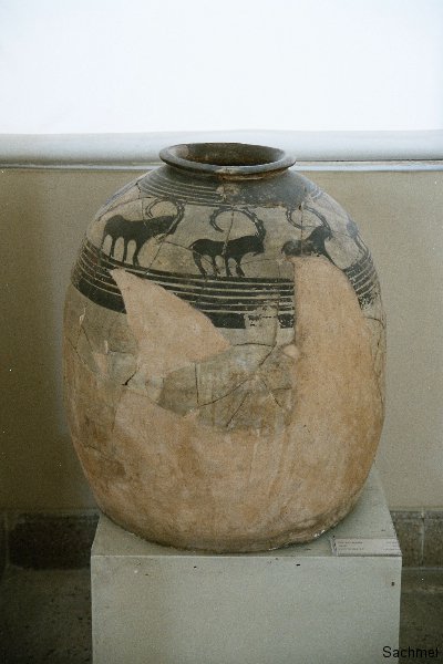 Archäologisches Museum Teheran - Tongefäss, Susa 4000 v. Chr.