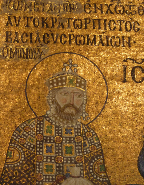 Hagia Sophia - Kaiserin Zoe und Konstantin IX. (Detail)