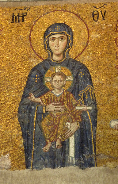 Hagia Sophia - Kaiserin Irene und Johannes II. Komnenos (Detail)