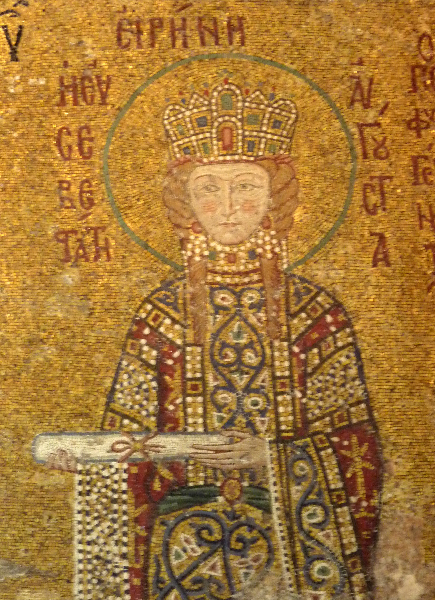 Hagia Sophia - Kaiserin Irene und Johannes II. Komnenos (Detail)