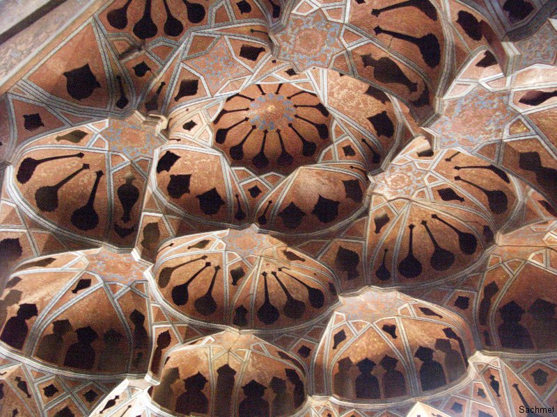 Isfahan - Der Ali Qapu-Torpalast - Musikzimmer