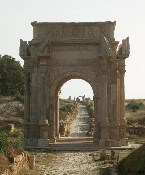 Leptis Magna_Triumphbogen des Kaisers Septimius Severus