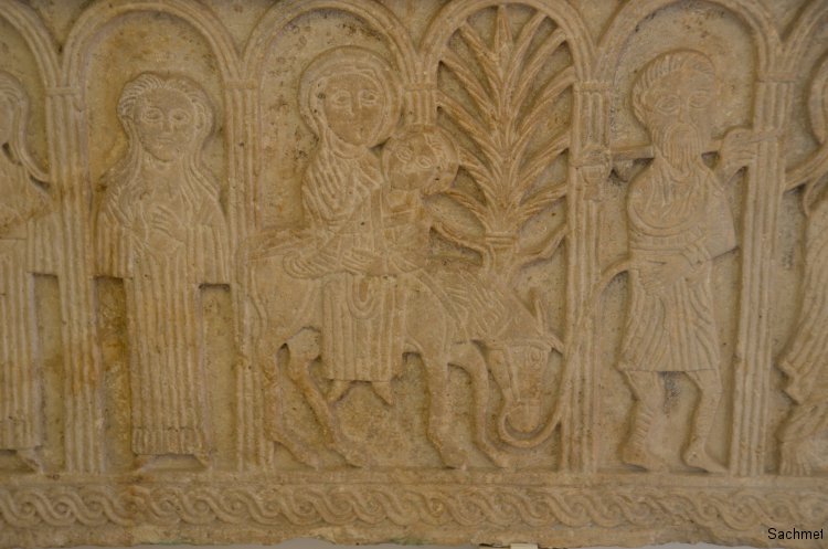 Zadar - Archäologisches Museum - Altarschranke St. Domenica (Detail)